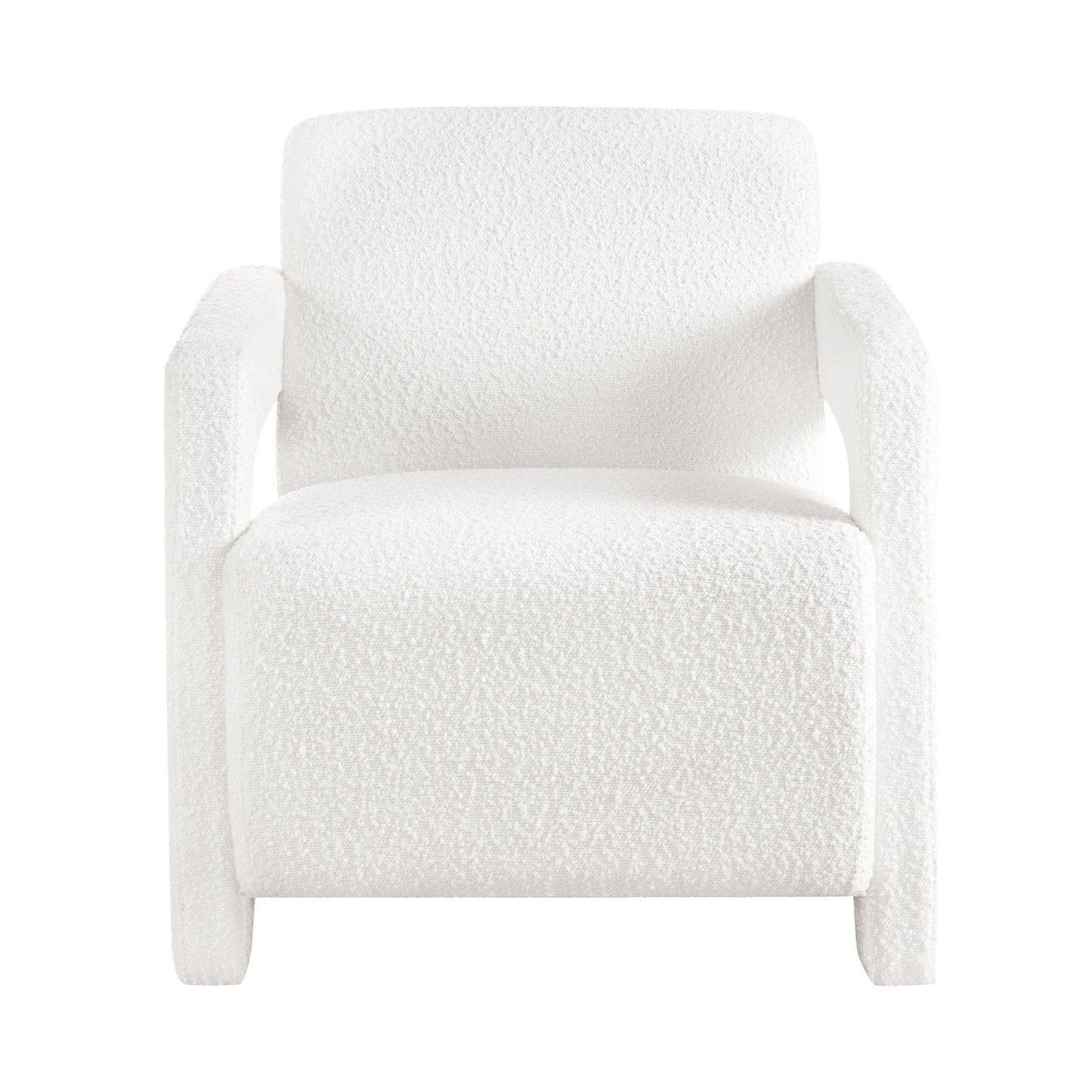 DUS-CC2-06010 Grade-B Dusk Ciara Accent Chair - Boucle Off White RRP £97.00