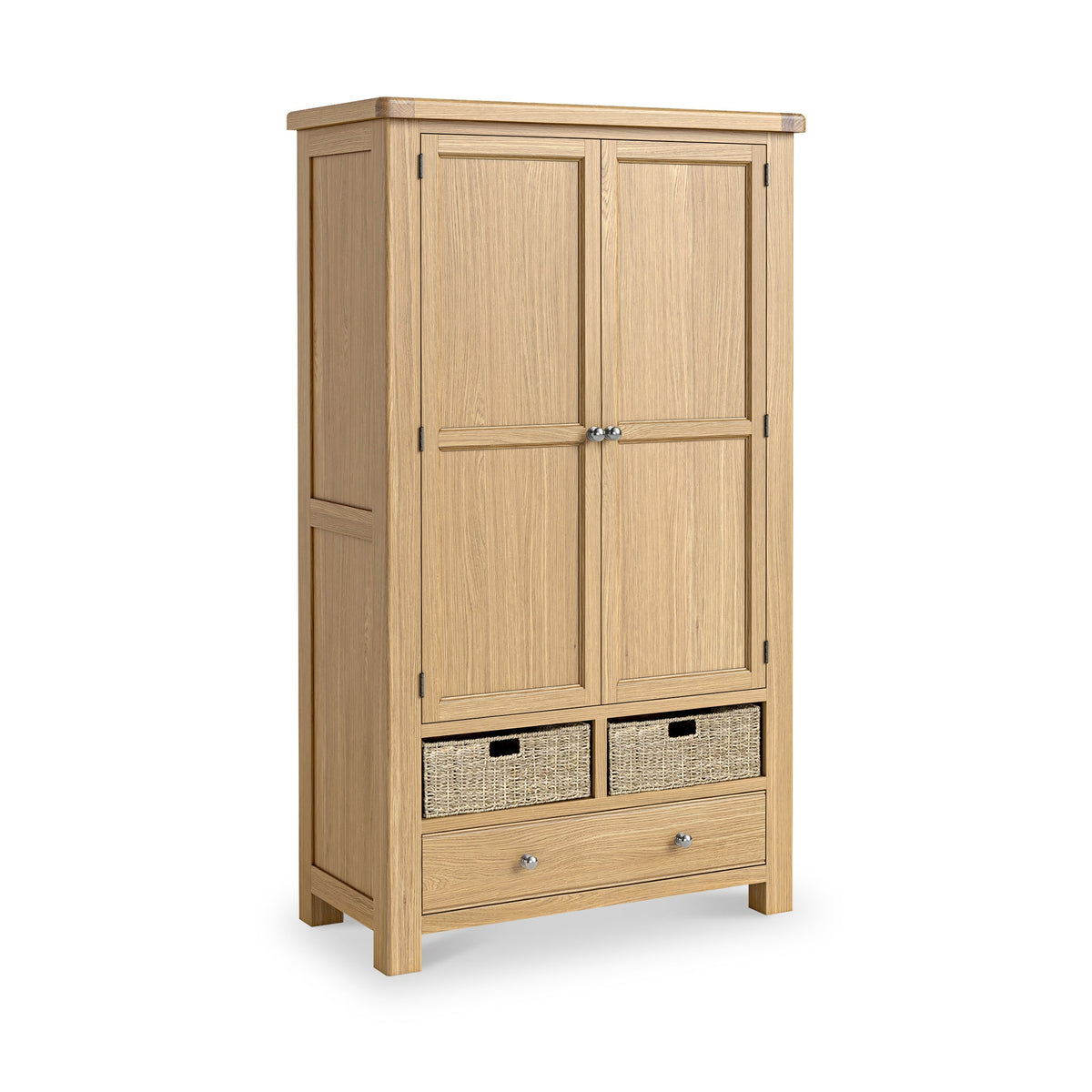 Roseland Grade B Furniture Portland Rustic Oak 5 Drawer Larder RRP £1050