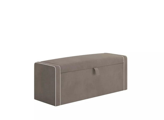 DRE-FUR-00371 Grade-C0 Dreams Wyatt Blanket Box Latte Woven RRP £199.00