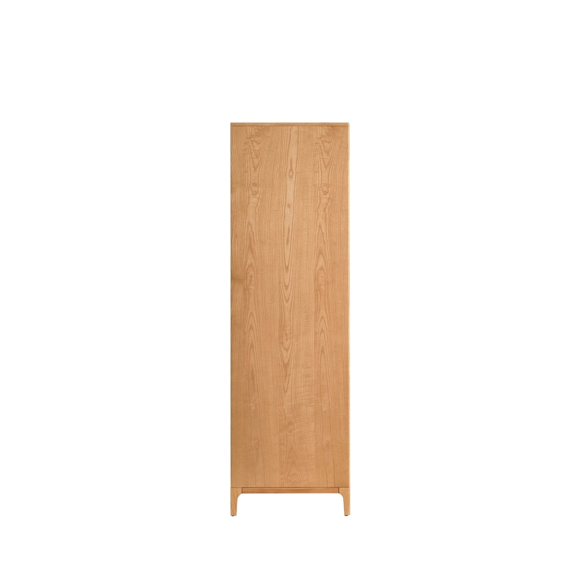 Dusk Elena Grade B Ash Light Wood 2 Door Double Wardrobe with Drawers RRP £389