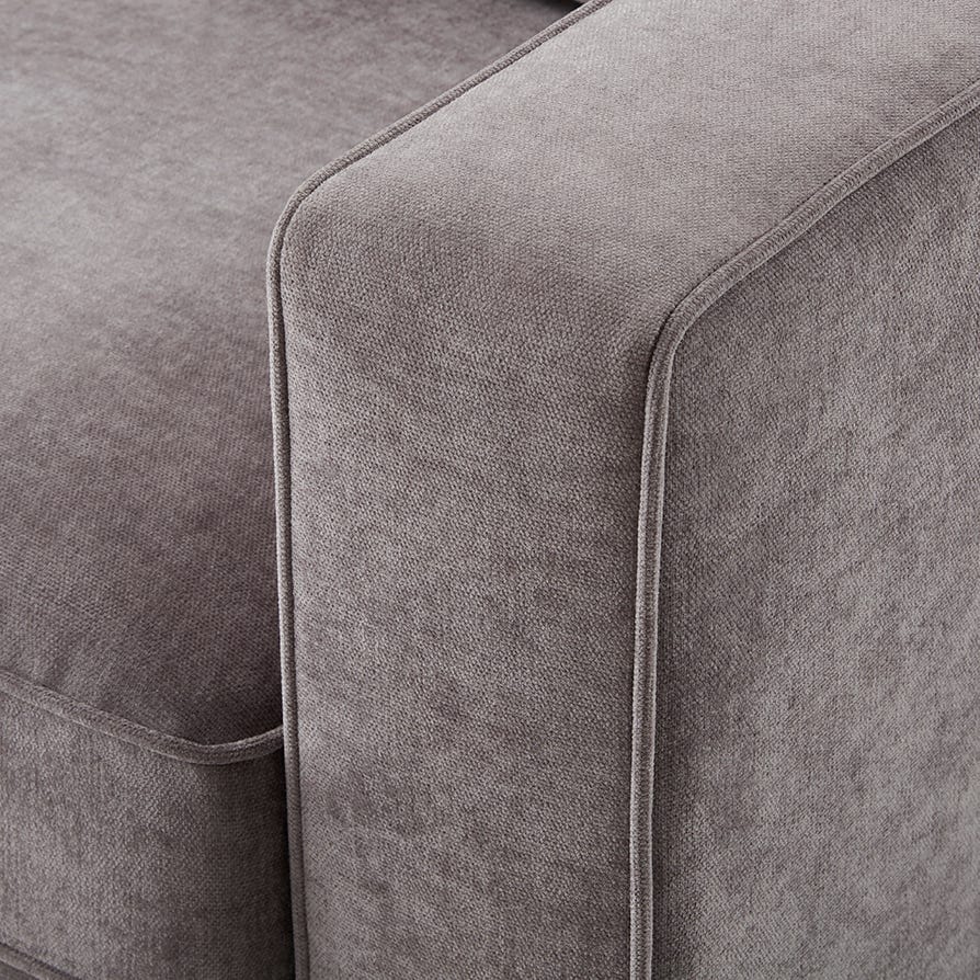 Dusk Soho Grade B Grey Chenille 3 Seater Sofa RRP £569