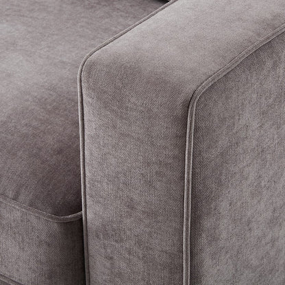 Dusk Soho Grade B Grey Chenille 3 Seater Sofa RRP £569
