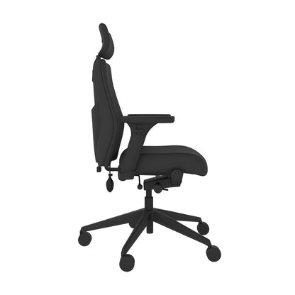 Grade-B Posturite Positiv SE Black Medium Back Ergonomic Office Chair RRP £1149.97