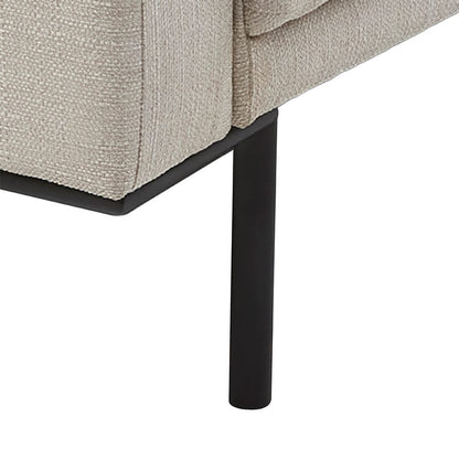 Dusk Hudson Grade B Stone Grey Linen Look Click Clack Sofa Bed RRP £339
