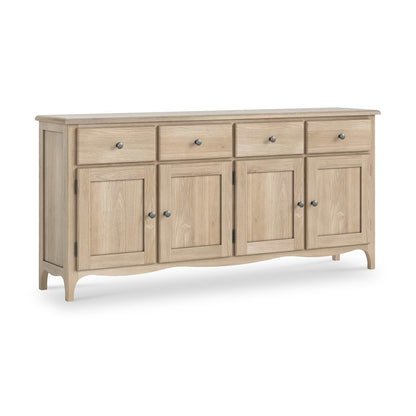 Roseland Grade B Furniture Celine Washed Oak Extra Large Sideboard RRP £490