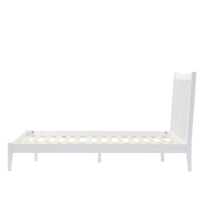 DUS-CC2-05357 Grade-B Dusk Dartmouth Double Bed Frame - White RRP £199.00
