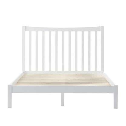 DUS-CC2-05357 Grade-B Dusk Dartmouth Double Bed Frame - White RRP £199.00