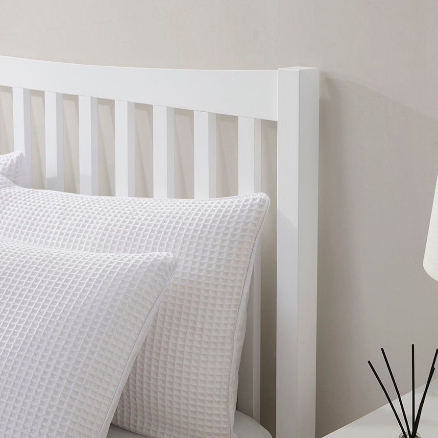 DUS-CC2-00835 Grade-C1 Dusk Dartmouth Single Bed Frame - White RRP £149.00