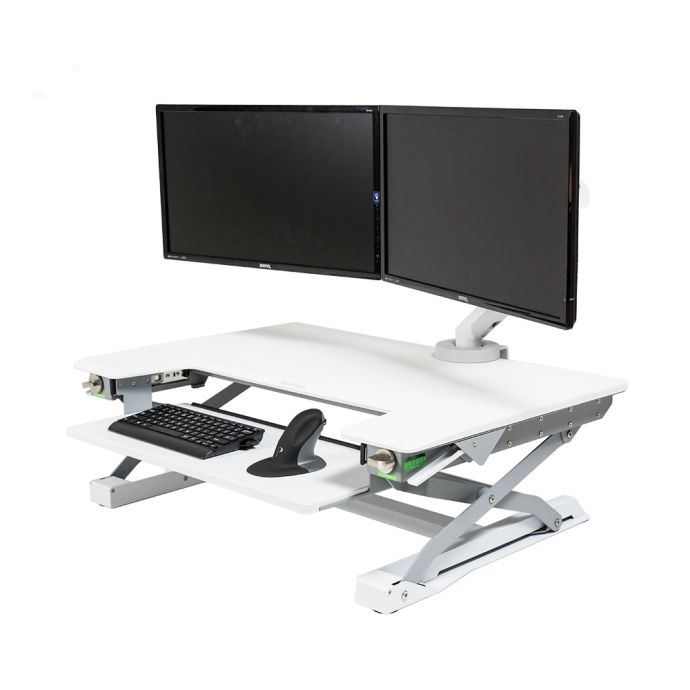 POS-CC2-00139 Grade-B Posturite DeskRite 100 Sit/Stand Desktop Platform RRP £413
