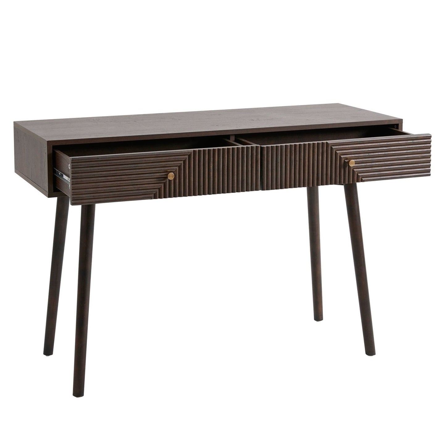 DUS-CC2-05408 Grade-B Dusk Dora Dressing Table Console - Walnut RRP £159.00