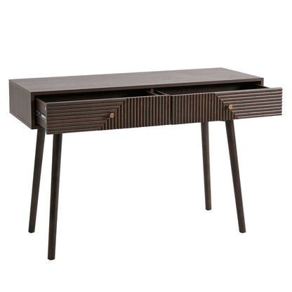 DUS-CC2-05408 Grade-B Dusk Dora Dressing Table Console - Walnut RRP £159.00