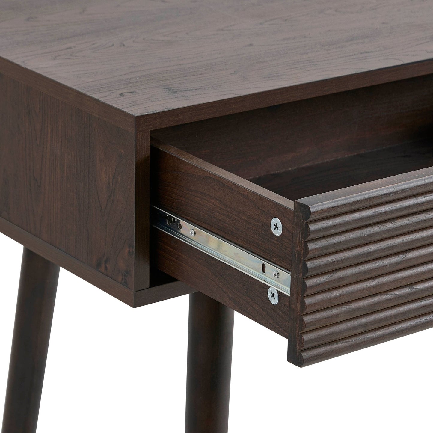 DUS-CC2-05408 Grade-B Dusk Dora Dressing Table Console - Walnut RRP £159.00