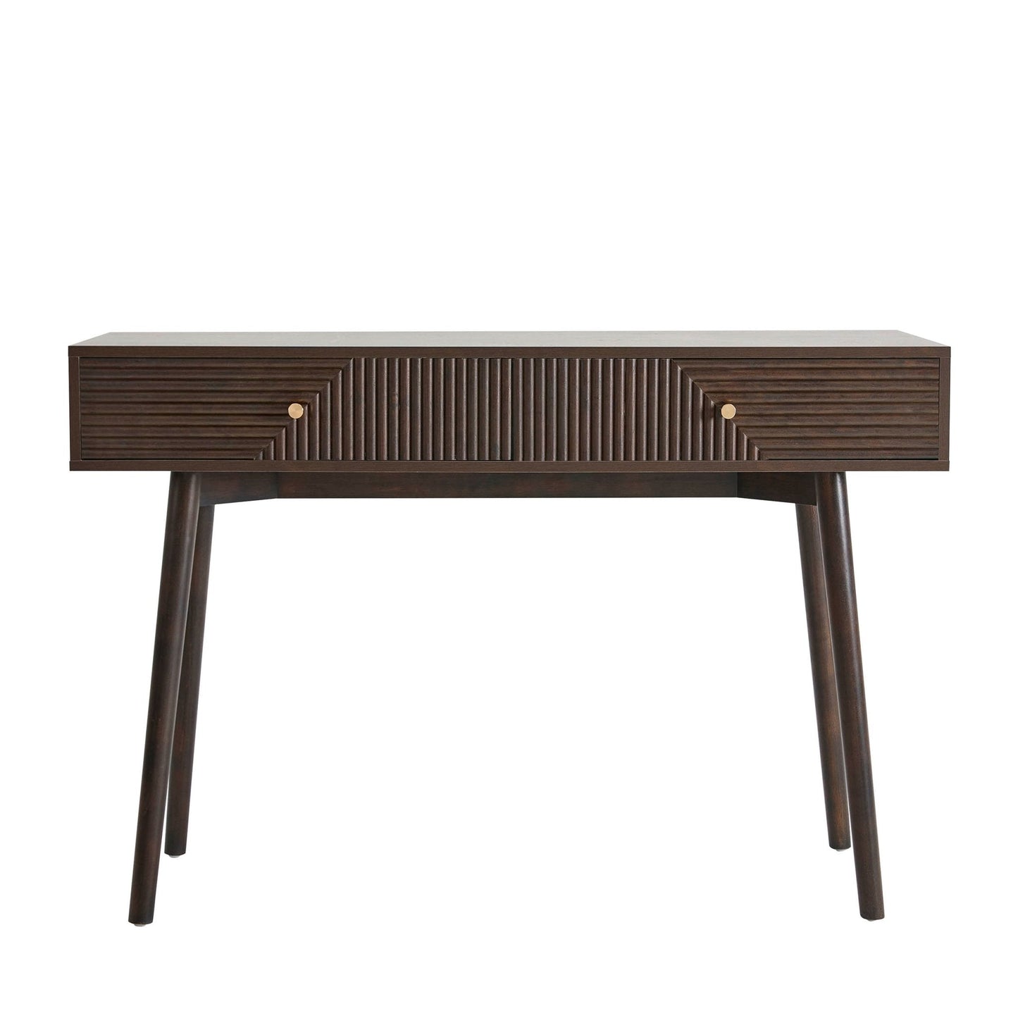 DUS-CC2-05408 Grade-B Dusk Dora Dressing Table Console - Walnut RRP £159.00