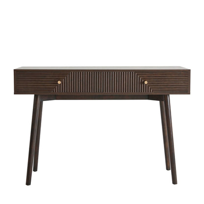 DUS-CC2-05408 Grade-B Dusk Dora Dressing Table Console - Walnut RRP £159.00