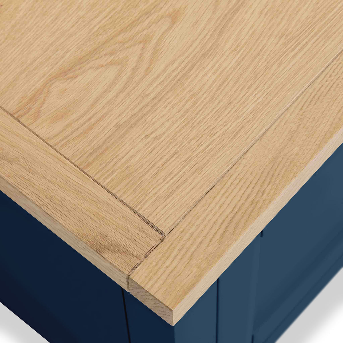 ROS-OUT-00048 Grade-C0 Roseland Furniture Farrow Navy Extra Large Sideboard RRP £399.95