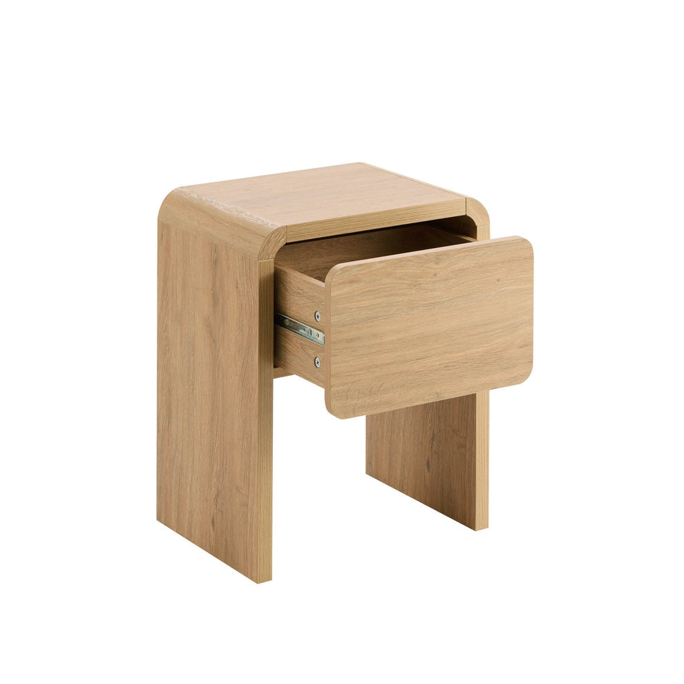 DUS-CC2-04831 Grade-B Dusk Samira Side Table - Light Wood RRP £75.00