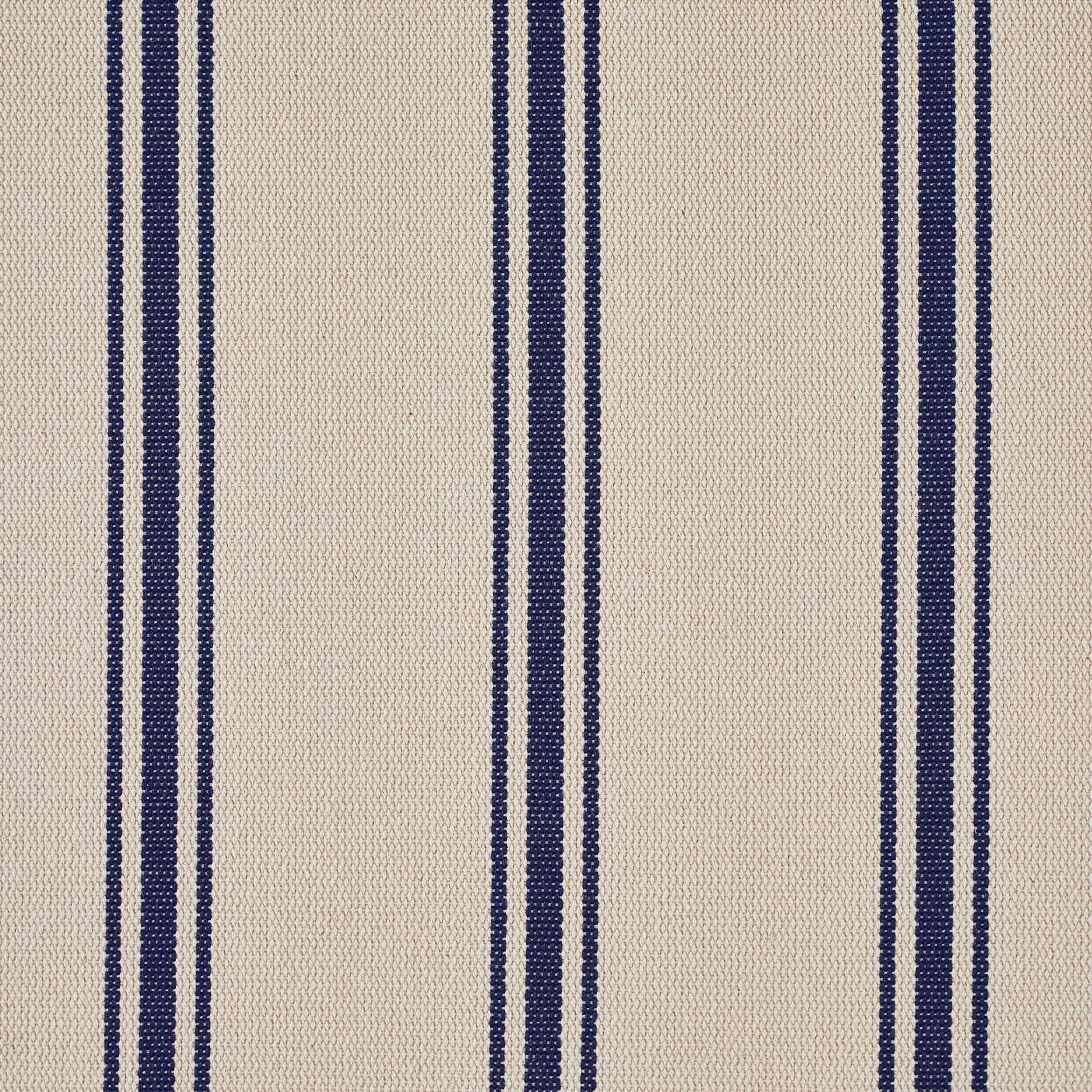 Dusk Grade B Hampshire Blue Stripe Linen Look Loveseat RRP £379