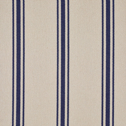 Dusk Grade B Hampshire Blue Stripe Linen Look Loveseat RRP £379