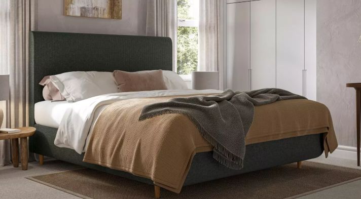 Dreams TEMPUR Grade B Arc Wave Dark Grey King Size Bed Frame RRP £2499