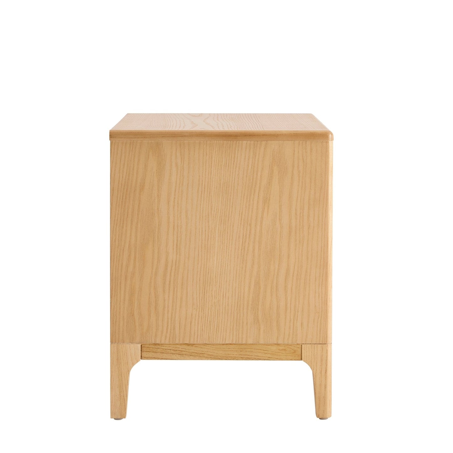 DUS-CC2-06483 Grade-B Dusk Elena Ash 2 Drawer Bedside Table - Light Wood RRP £139.00