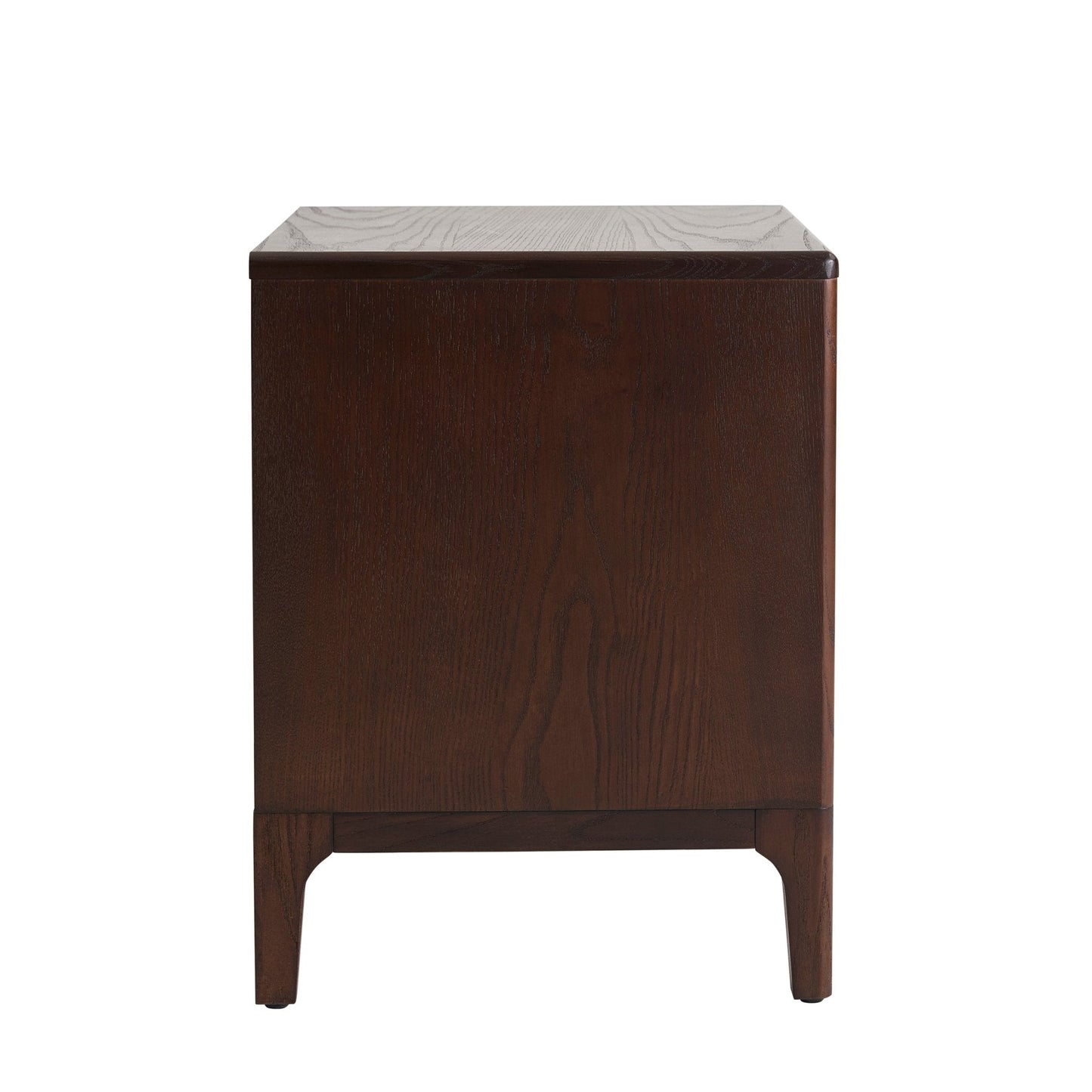 DUS-CC2-06473 Grade-B Dusk Elena Ash 2 Drawer Bedside Table - Walnut RRP £139.00