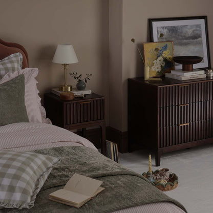 DUS-CC2-04262 Grade-B Dusk Elena Ash 6 Drawer Chest - Walnut RRP £319.00