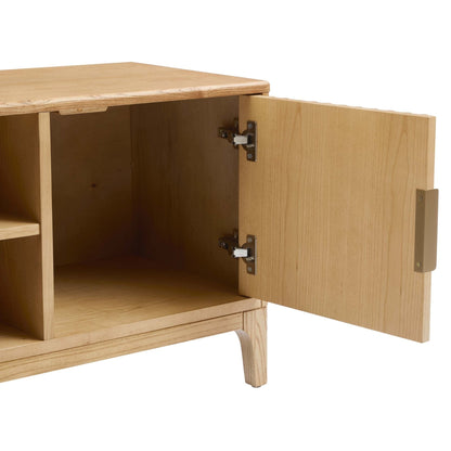 DUS-CC2-03958 Grade-B Dusk Elena Ash TV Unit - Light Wood RRP £187.00
