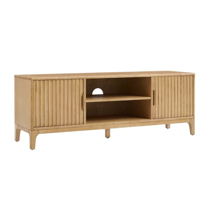 DUS-CC2-03958 Grade-B Dusk Elena Ash TV Unit - Light Wood RRP £187.00