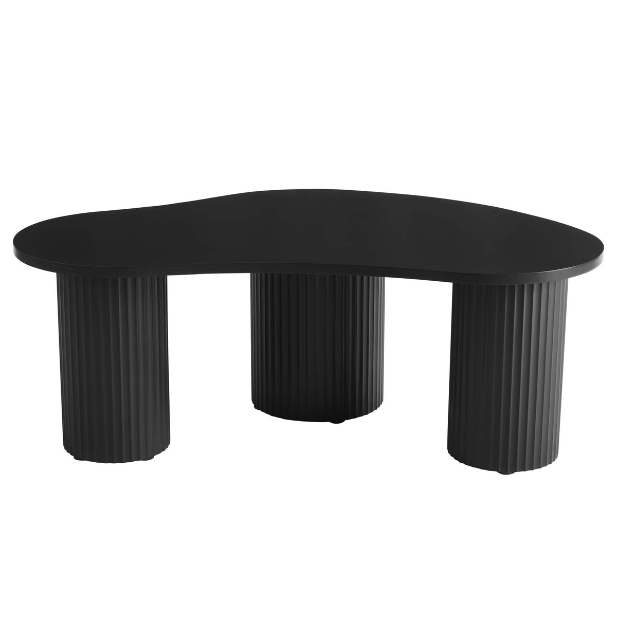 DUS-CC2-08031 Grade-B Dusk Evie Irregular Coffee Table - Black RRP £149.00