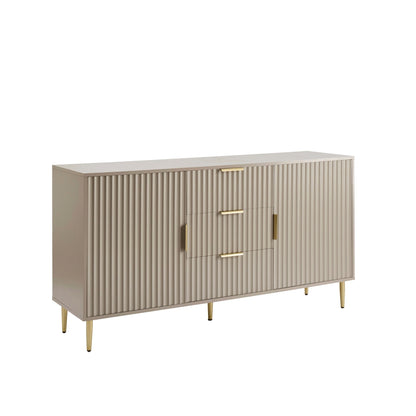 DUS-CC2-04765 Grade-B Dusk Evie Sideboard with Drawers - Taupe RRP £269.00