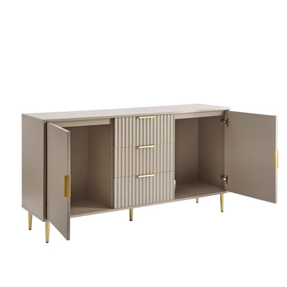 DUS-CC2-04765 Grade-B Dusk Evie Sideboard with Drawers - Taupe RRP £269.00
