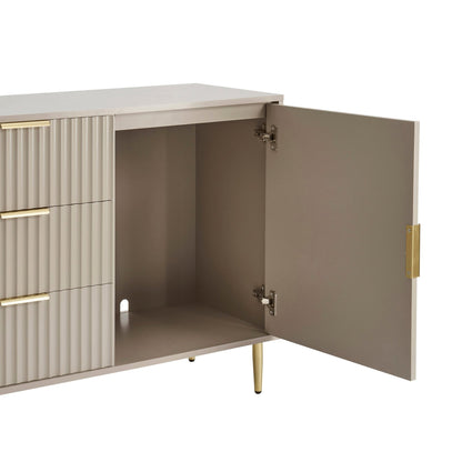 DUS-CC2-04765 Grade-B Dusk Evie Sideboard with Drawers - Taupe RRP £269.00
