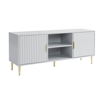 DUS-CC2-05066 Grade-B Dusk Evie TV Unit - Grey RRP £202.00