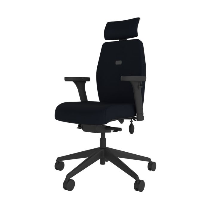 Posturite Grade B Positiv Plus Black Medium Back Ergonomic Office Chair RRP £1142