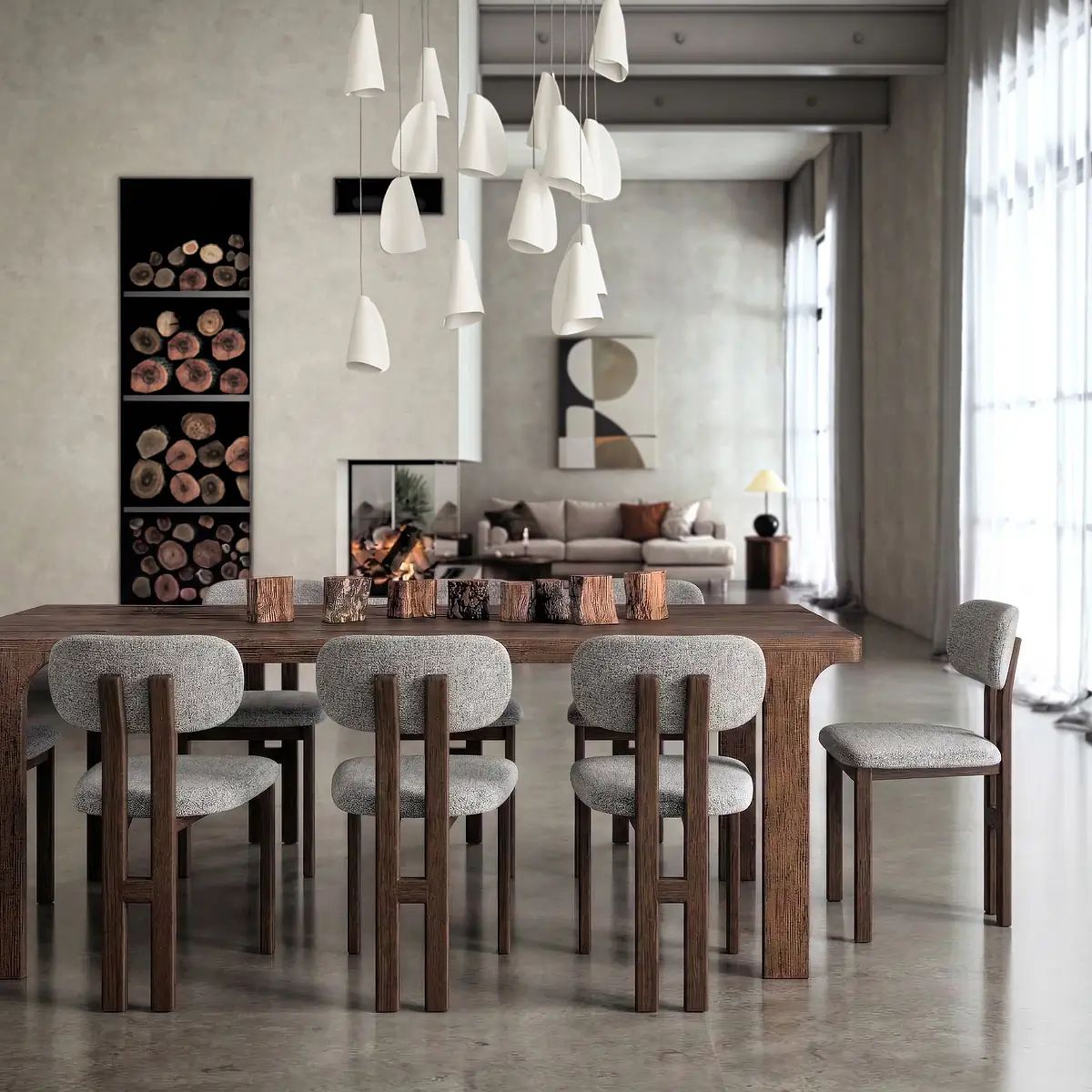 Roseland Grade B Furniture Mylor Dark Oak & Grey Dining Chair - Set of 2 RRP £280