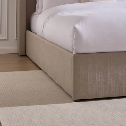 Dusk Madison Grade B Stone Grey Super King Ottoman Storage Bed RRP £489