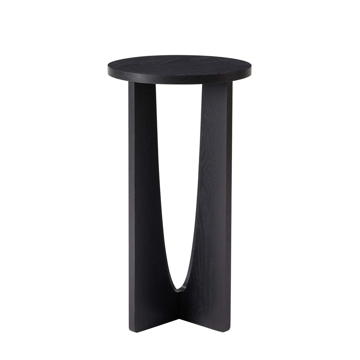 DUS-CC2-06939 Grade-B Dusk Lana Round Side Table - Black RRP £49.00