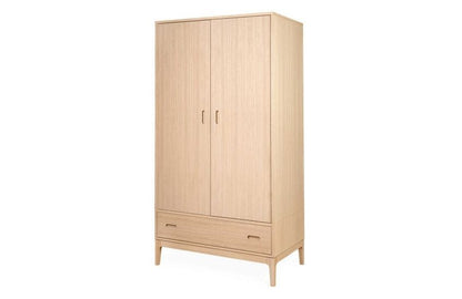 Heals Morten Grade B Washed Oak Double Wardrobe RRP £1099
