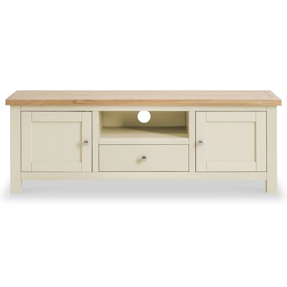 Roseland Grade B Furniture Farro Cream 140cm Wide TV Stand RRP £230