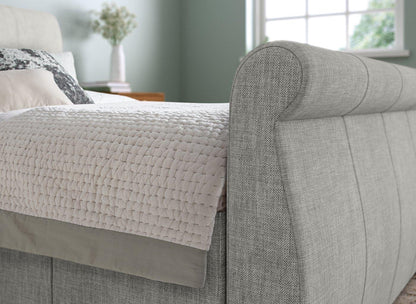 Dreams Grade B Lucia Sleepmotion 400i Silver Woven Single Adjustable Bed Frame RRP £1448