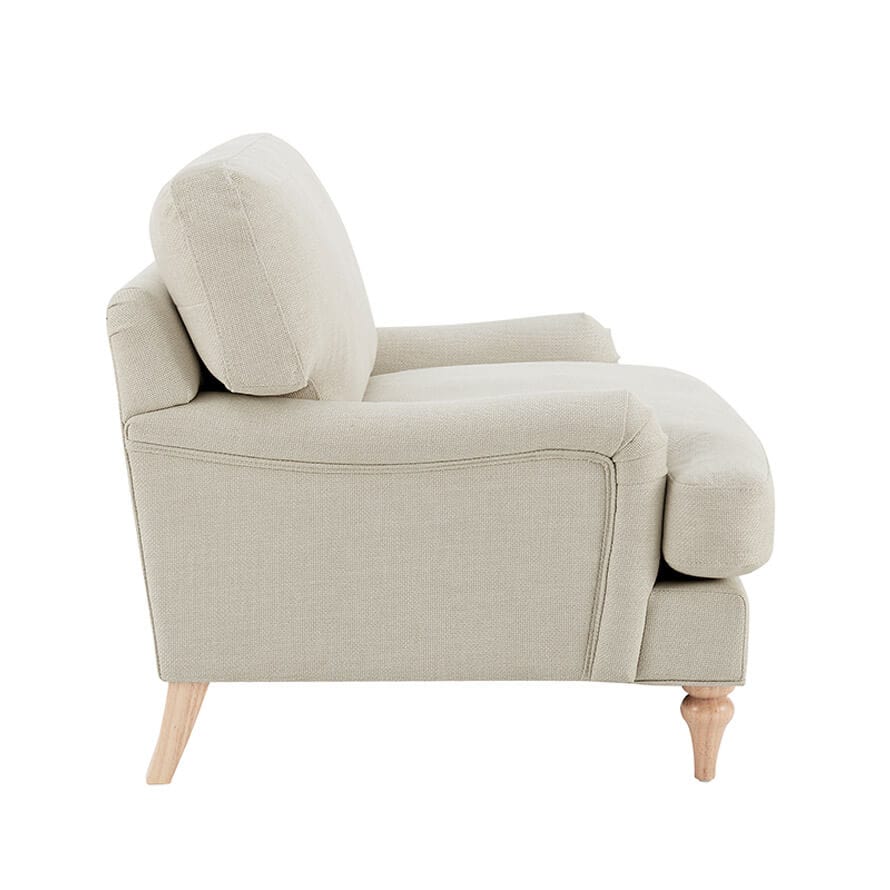 Dusk Hampshire Grade B Beige Textured Weave Love Seat RRP £341