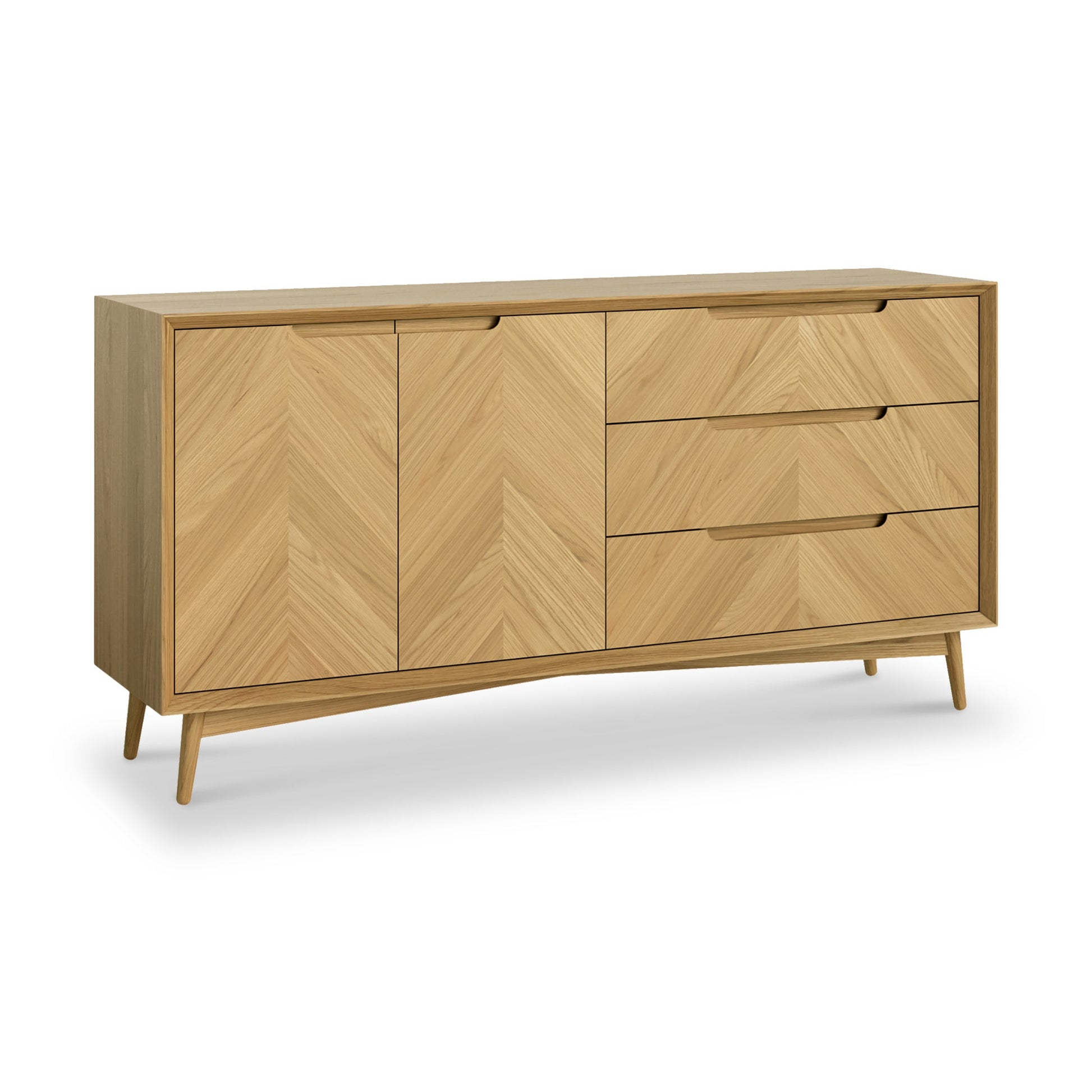 Roseland Grade B Furniture Flintham Oak Large Sideboard RRP £580