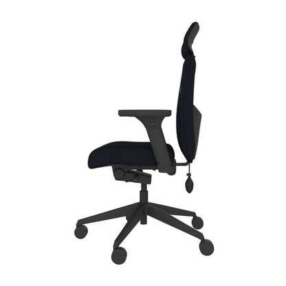 Posturite Grade B Positiv Plus Black Medium Back Ergonomic Office Chair RRP £1142