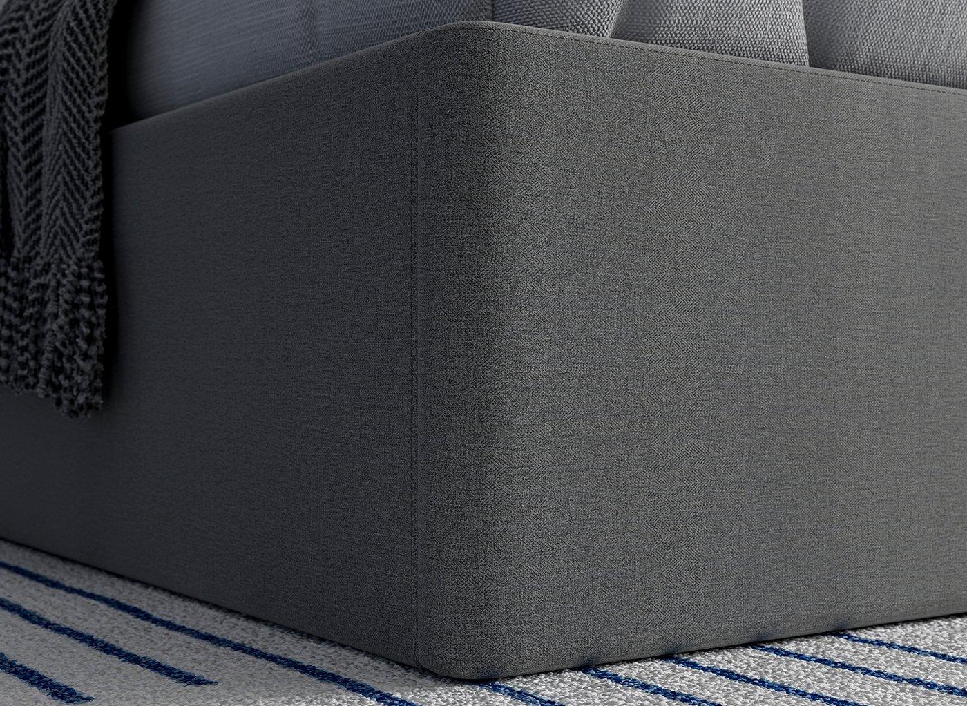 Dreams Grade B Ergomotion King Size Grey Buttoned Ottoman Storage Bed Frame RRP £1999