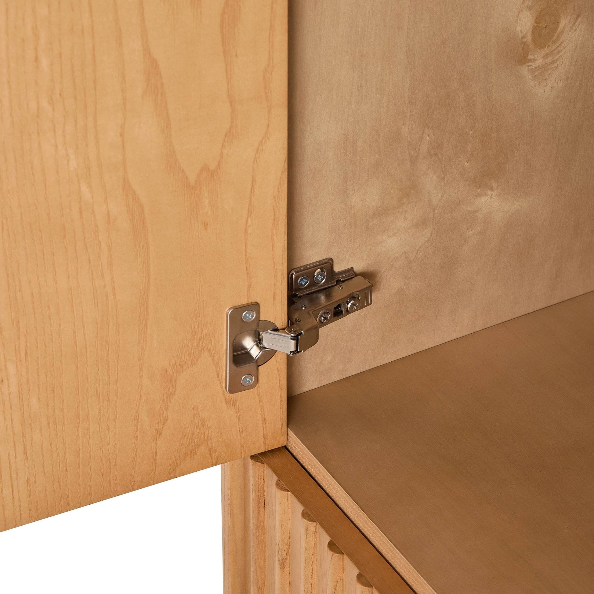Dusk Elena Grade B Ash Light Wood 2 Door Double Wardrobe with Drawers RRP £389