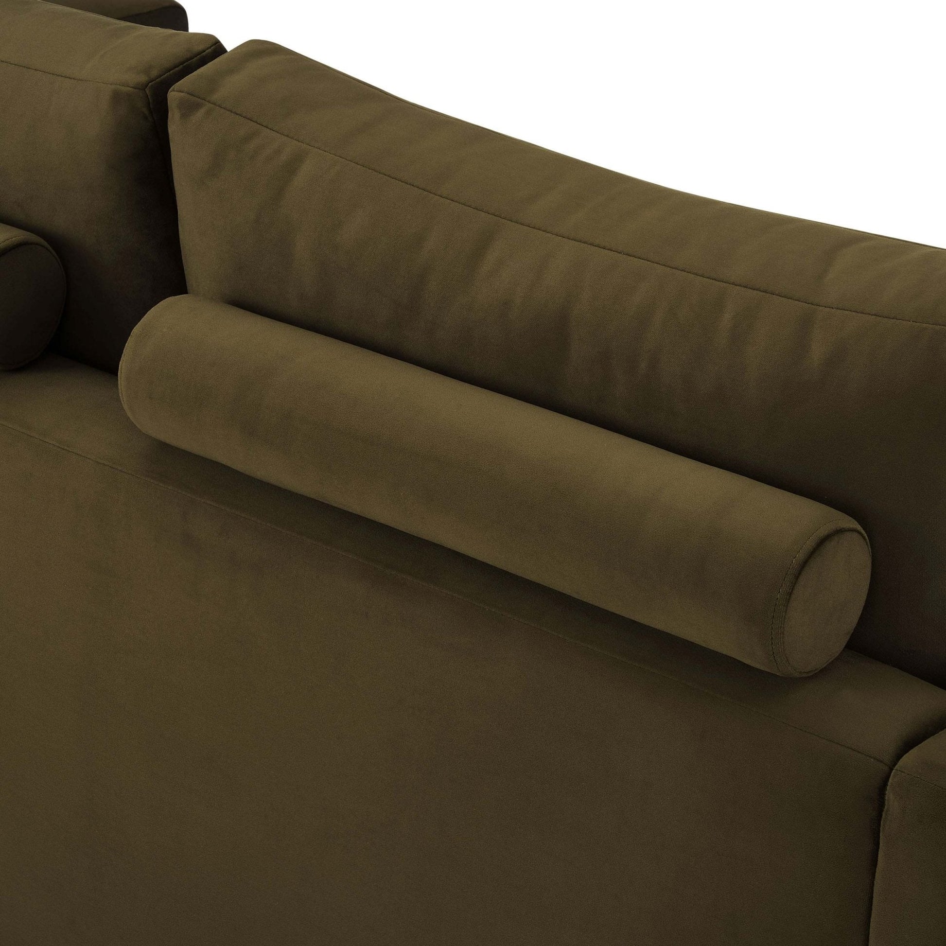 Dusk Grade B Chicago Rich Green Velvet 3 Seater Sofa RRP £569
