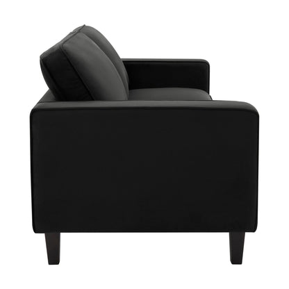 Dusk Grade B Soho Ink Velvet 3 Seater Sofa RRP £569