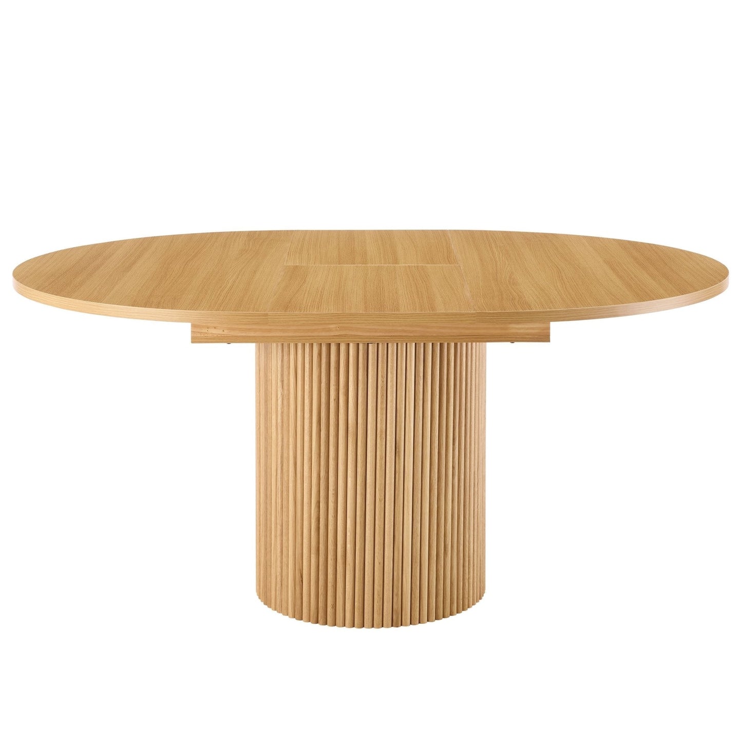 Dusk Hattie Grade B Light Wood Oval Extendable 4-6 Seater Dining Table RRP £404