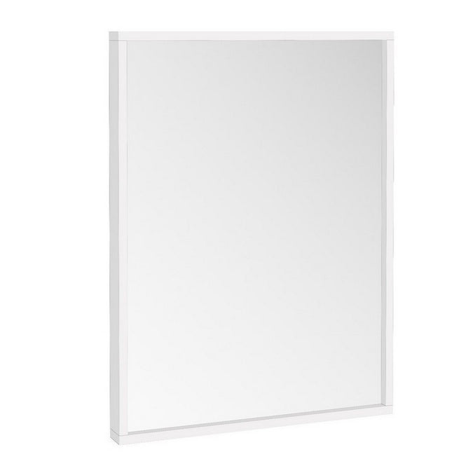 Scudo Grade A Ambience Matt White 800x600mm Wall Mounted Bathroom Mirror RRP £216