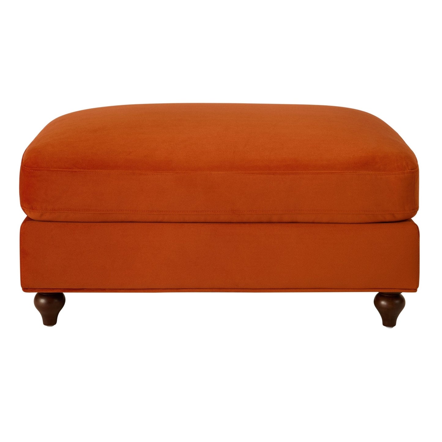 DUS-CC2-05983 Grade-B Dusk Hampshire Pouffe - Bright Orange RRP £199.00